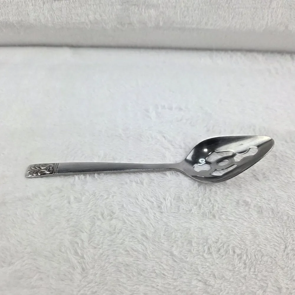 Vintage Cameo Carlyle Stainless Serving Set Hong Kong‎ Slotted Spoon Ladle